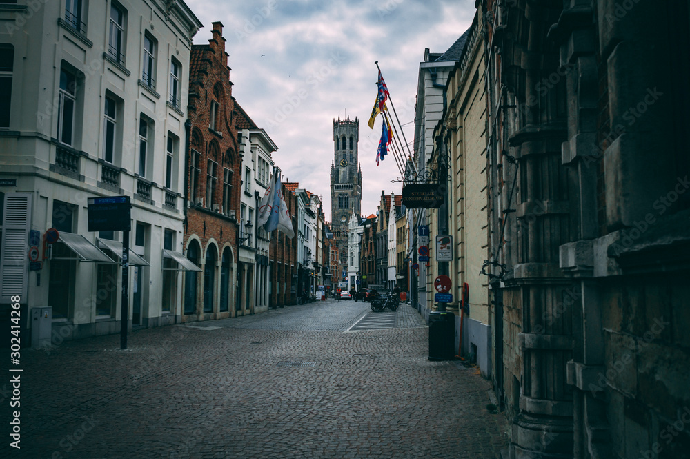 old street in Bruges