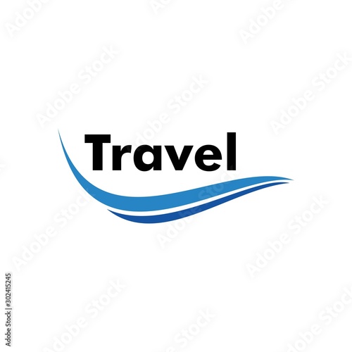 Free Download travel logo concept, design vector icon, holiday logo template - GFXLoad