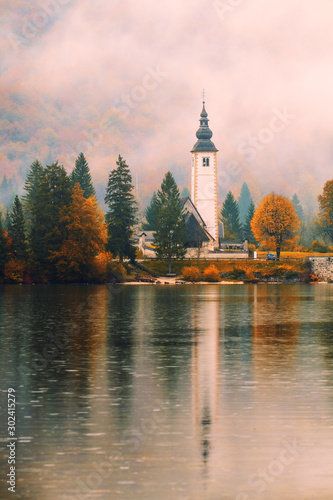 Lake Bohinj In National Park Triglav, Slovenia