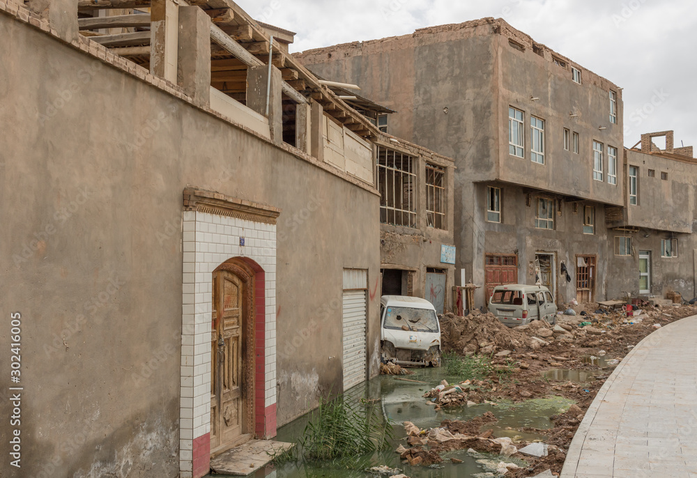 Kashgar, China - even if almost totally demolished in favour of the 