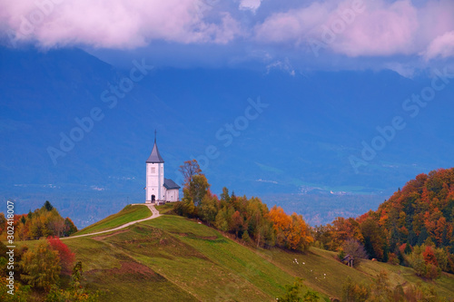 Church of St. Primoz in Slovenia