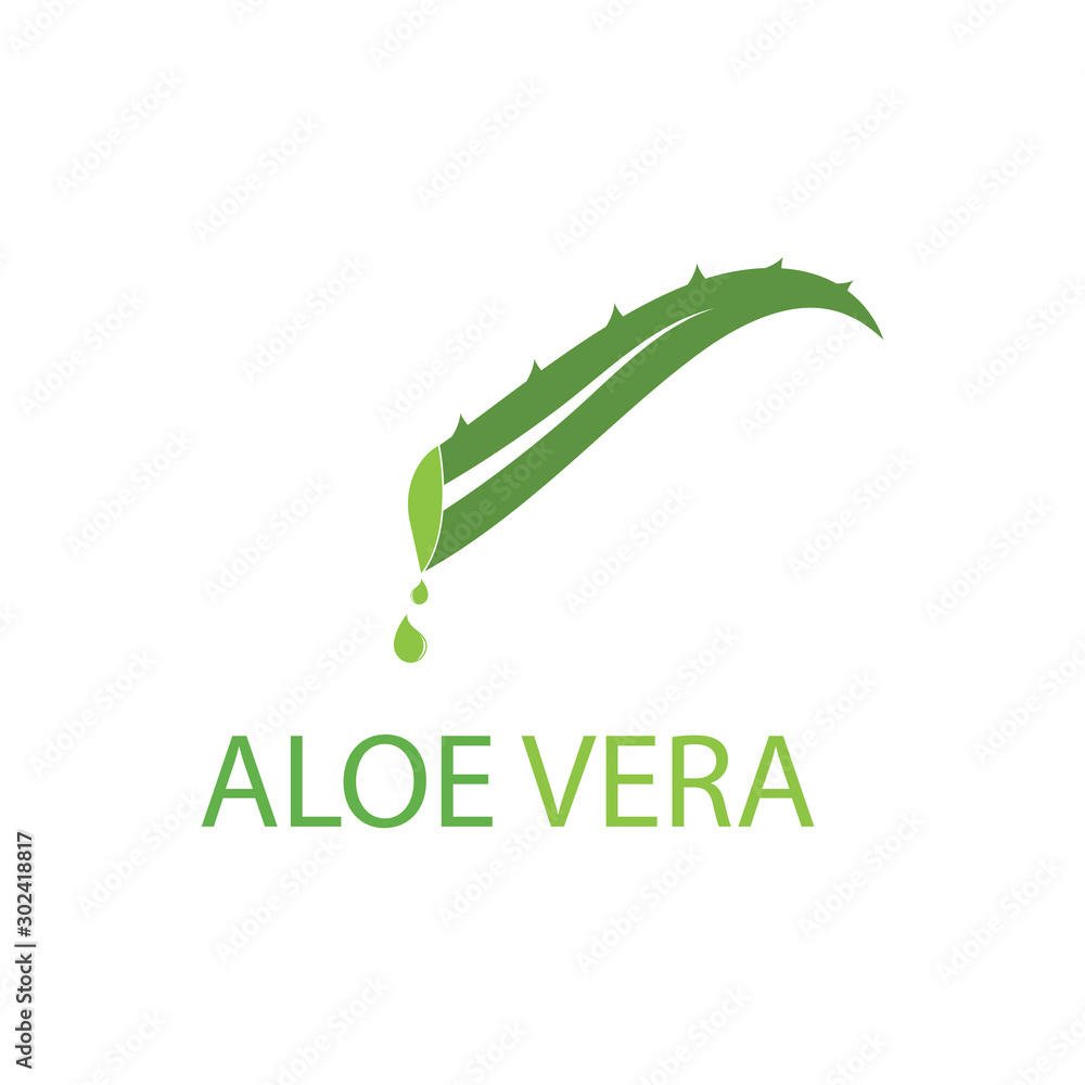 Aloe vera logo vector illustration Aloe vera logo vector illustration