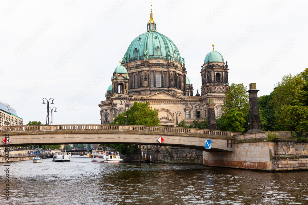 Berliner Dom, Berlin Cathedral along Spree River, Berlin, Germany