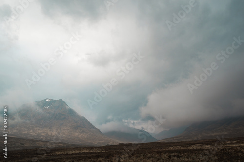 Moody Glencoe mountain views, Highlands, Scotland © Martynas
