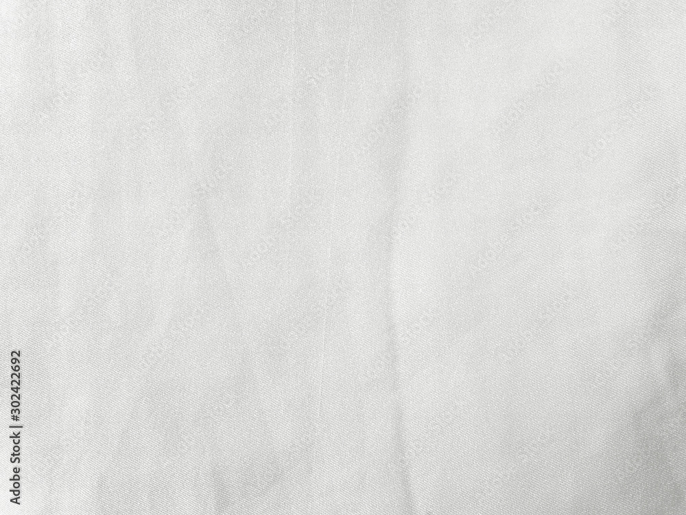 Obraz premium Soft white wrinkled fabric background