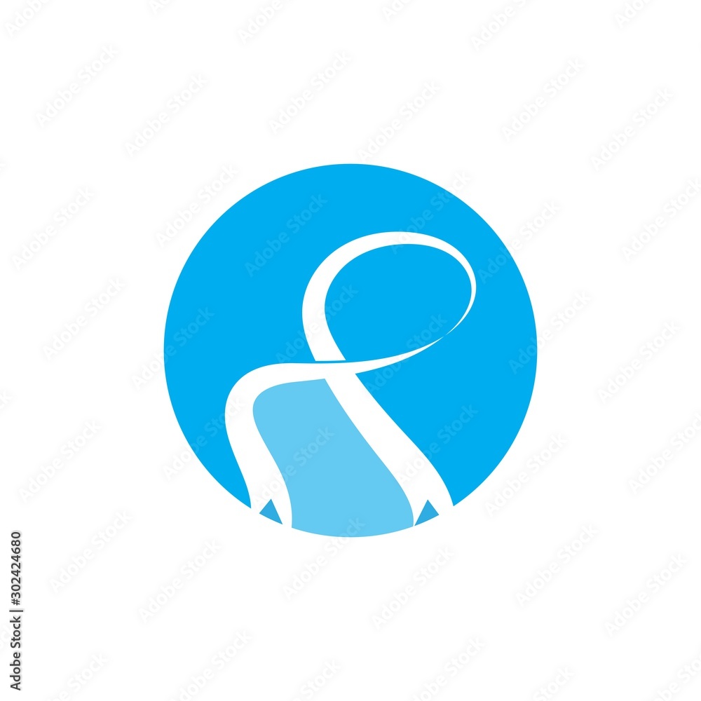 ribbon logo vector ribbon logo vector