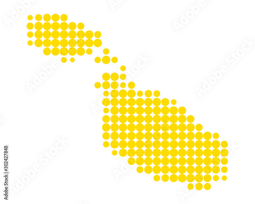 Karte von Malta