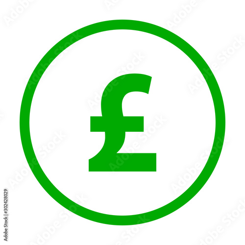 Britisches Pfund und Kreis