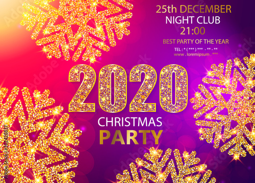 Happy New Year 2020. Backgr...