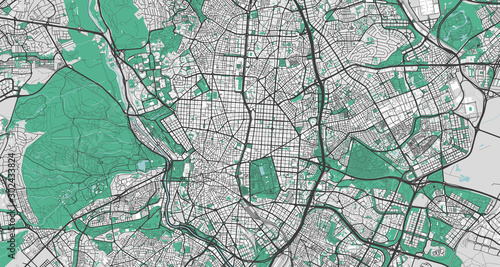 Detailed map of Madrid  Spain