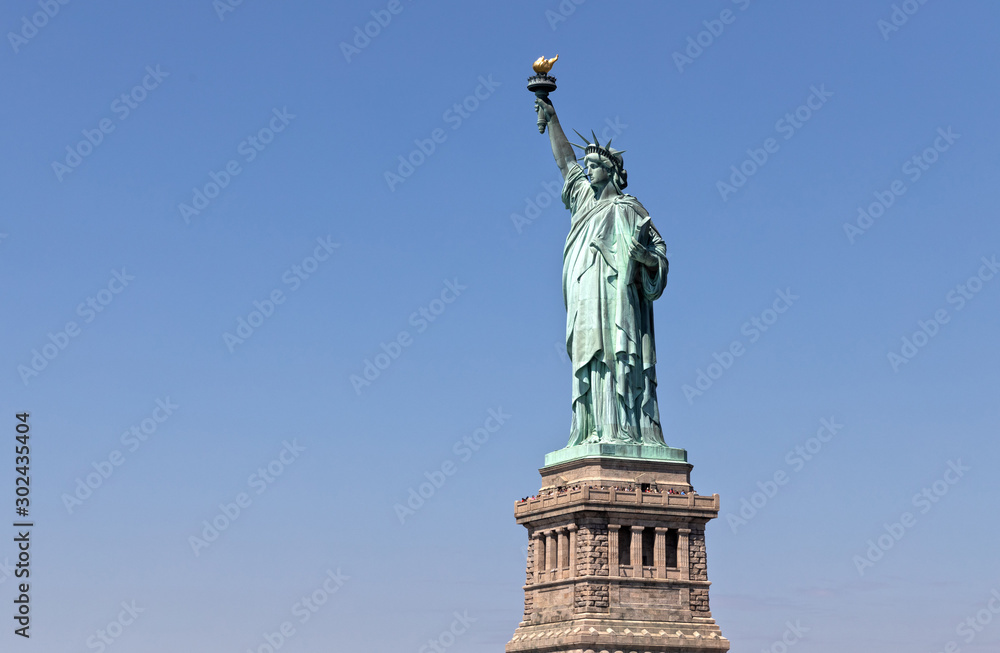 Impression of the Statue of Liberty in New York