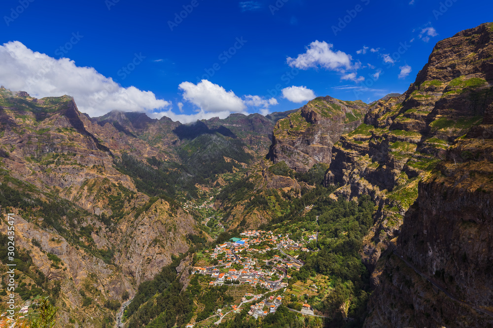Viewpoint in mountains - Madeira Portugal