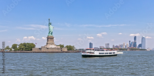 Impression of the Statue of Liberty in New York