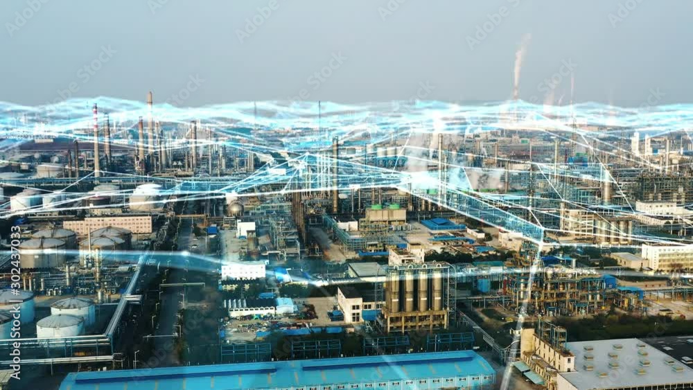Smart factory concept. Communication network. INDUSTRY4.0 Smart factory concept. Communication network. INDUSTRY4.0
