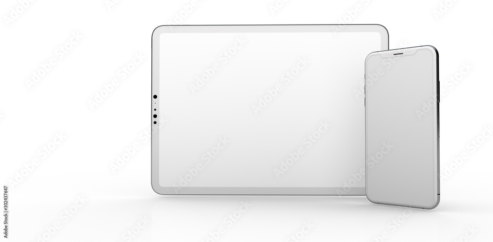 computer device mobile isolated background 3d computer device mobile isolated background 3d