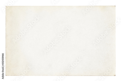 Vintage paper background isolated - (clipping path included) 