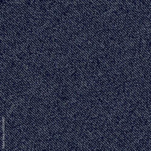 Jeans background. Vector Denim seamless pattern. Dark blue jeans cloth