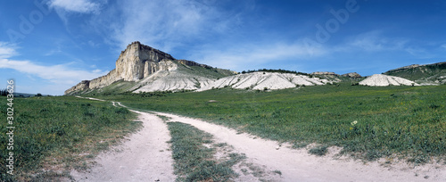 Obraz na plátně Panoramic view of the White Rock. Crimean mountains. Crimea