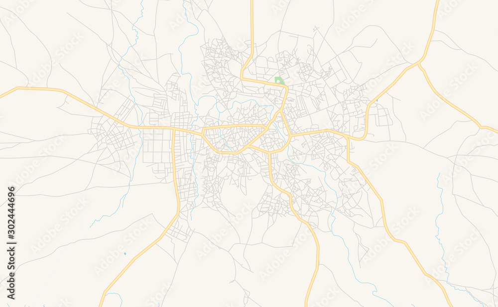 Printable street map of Mubi, Nigeria Printable street map of Mubi, Nigeria
