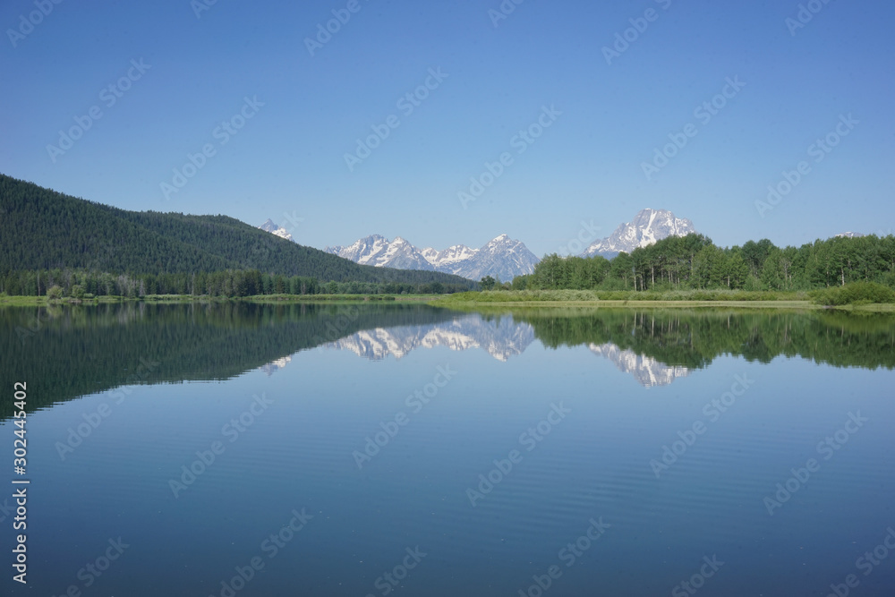 The Grand Tetons Snake River at Oxbend