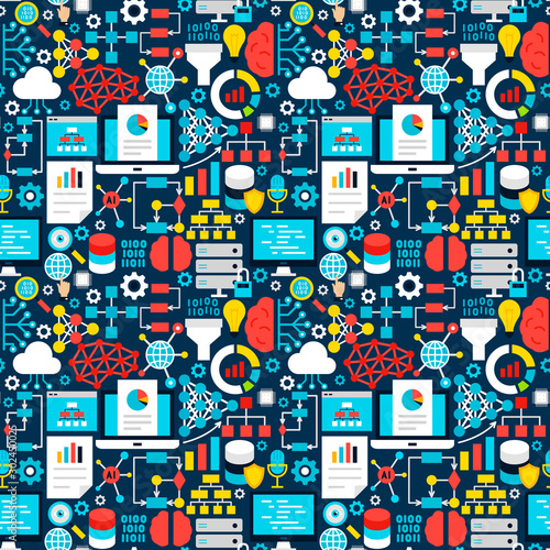 Neural Network Tile Pattern