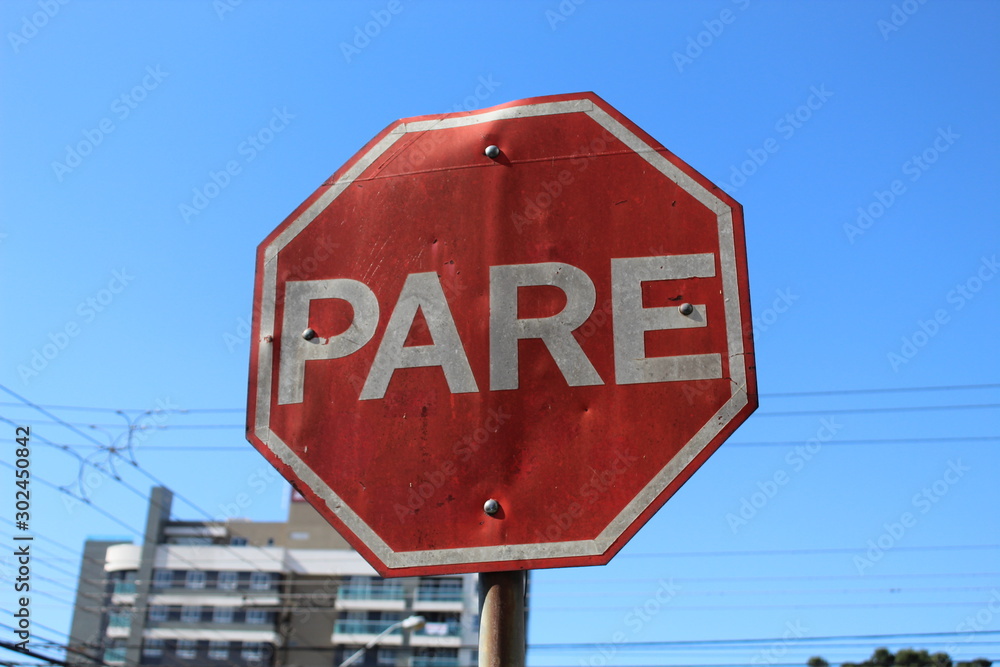 Obraz premium Stop one minute!