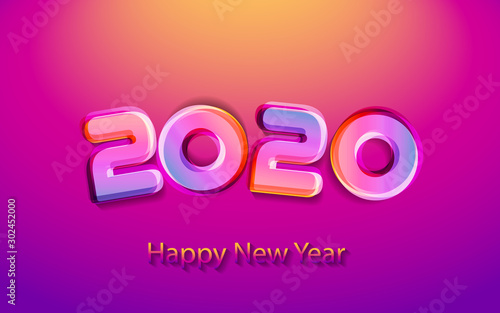 2020 Happy New Year poster ...