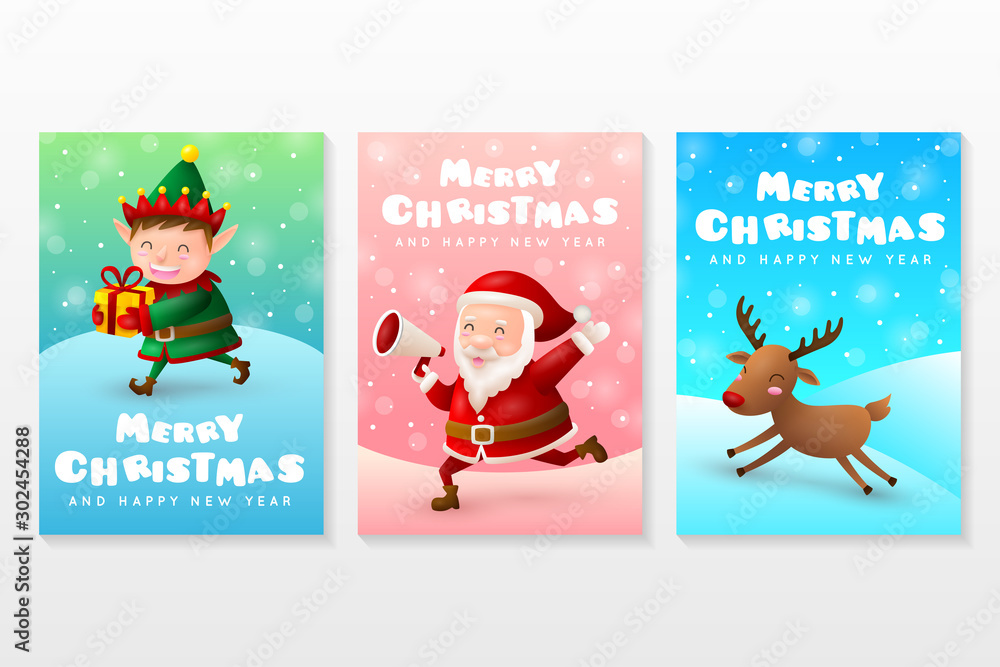 Fototapeta premium Christmas greeting card 