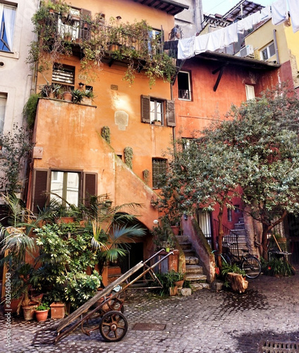 Courtyyard in Rome photo