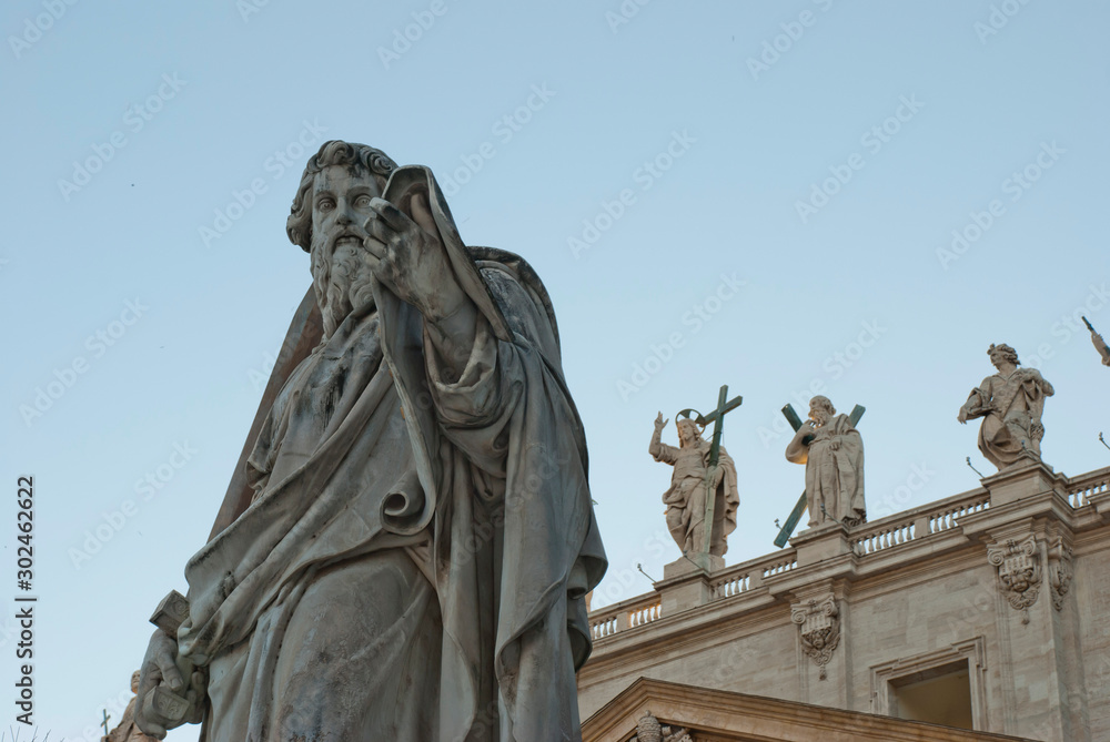 Obraz premium Vatican City, Rome, Italy. Winter 2018