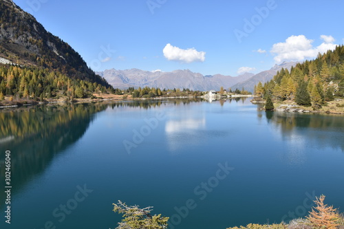 lake in the mountains