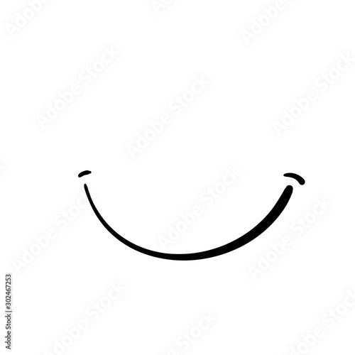 funny smile icon symbol Emotion emoticons smiley faces emoji with doodle hand drawn style symbol for Happy International Day of Happiness World Smile Day