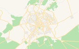 Printable street map of Mascara, Algeria
