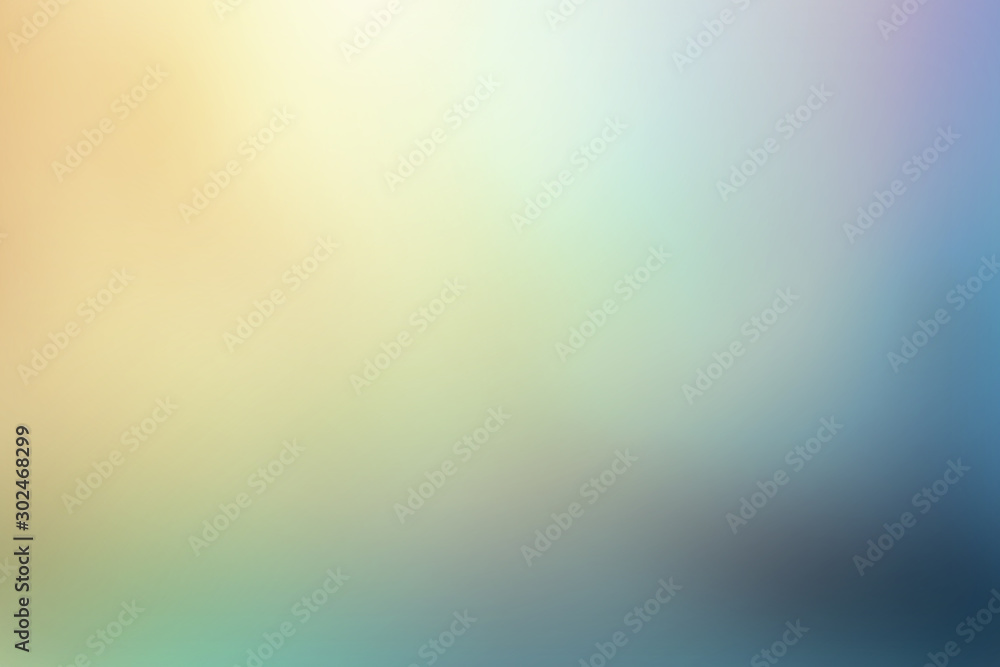 Pastel Multi Color Gradient  Background,Simple form and blend of color spaces as contemporary background graphic backdrop