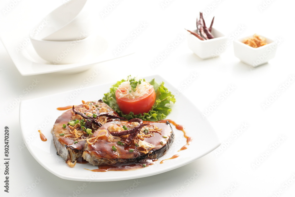 Fish with Tamarind Sauce Fish with Tamarind Sauce