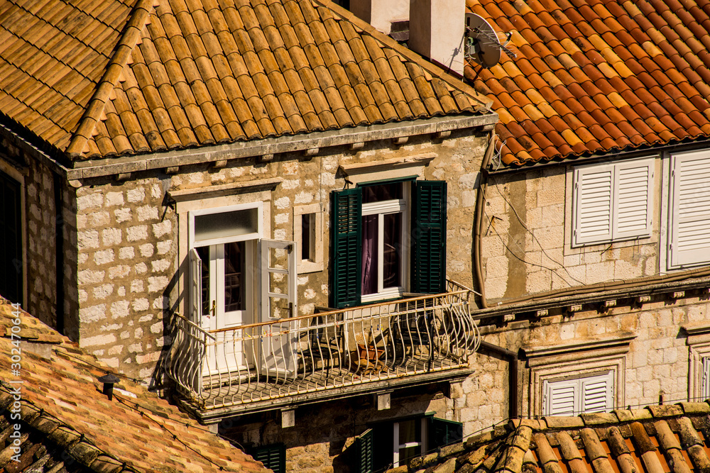 house facade in zadar croatia