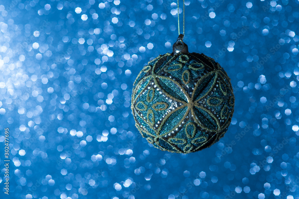 christmas composition with ball on the background christmas composition with ball on the background