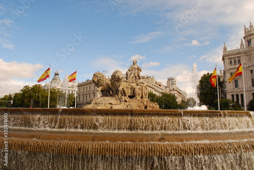 Fuente de Cibeles, símbolo de Madrid photo