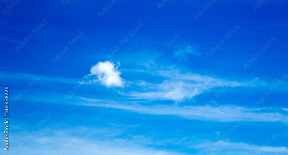 Blue sky background with tiny clouds Blue sky background with tiny clouds