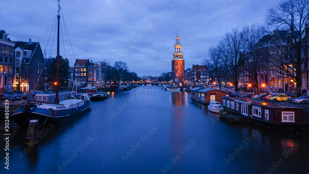 Fototapeta premium An Amsterdam Urban Landscape