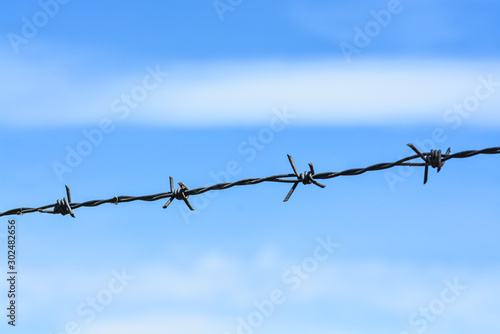 Barbed Wire Fencing. © moderngolf1984