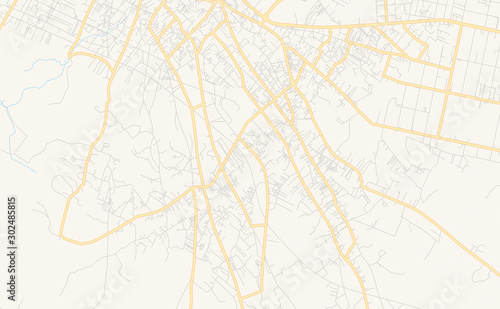 Printable street map of Zliten, Libya