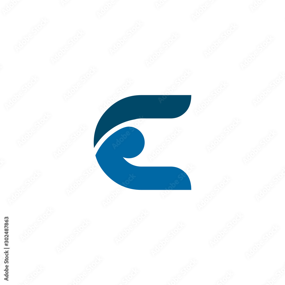 E letter initial icon logo design vector template E letter initial icon logo design vector template