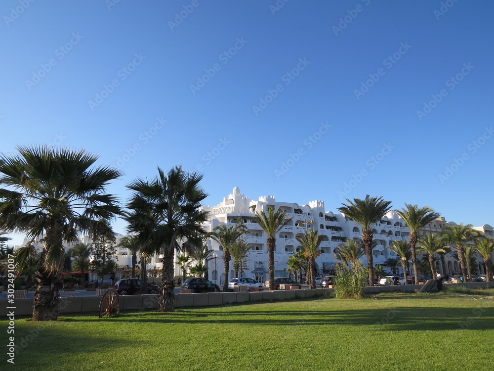 Fototapeta premium hotel in hamamet in Tunisia