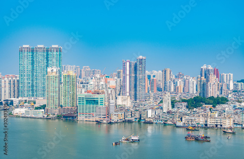 The Bay View of Zhuhai  China and Macau
