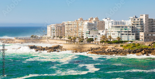 view of Bantry Bay and  apartments in Cape Town South Africa