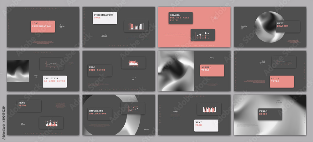Presentation template design Presentation template design