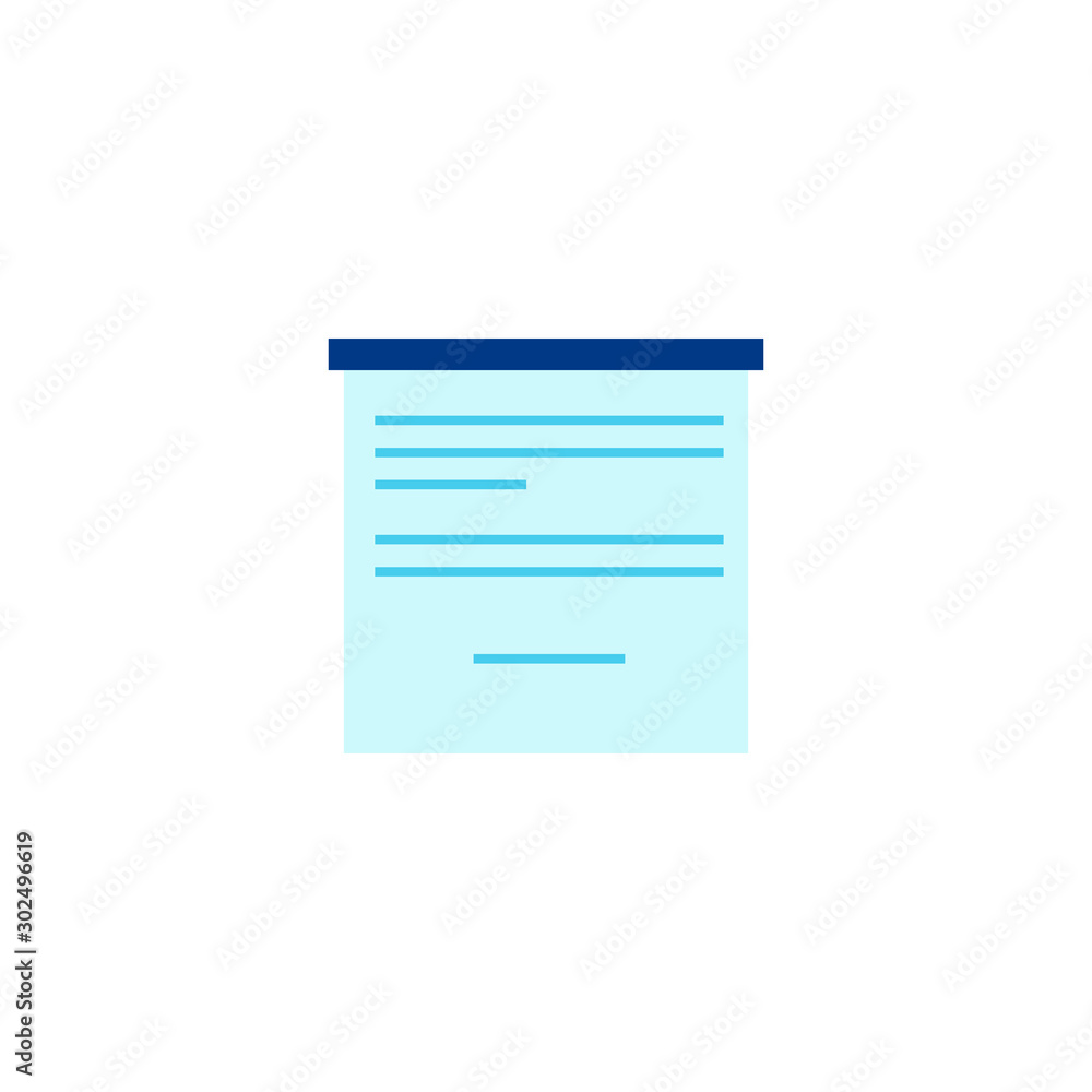 Book or note, design vector, symbol or icon. Book or note, design vector, symbol or icon.