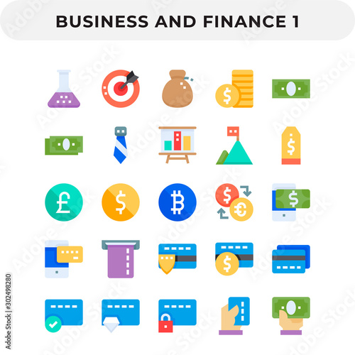 Flat Icons Pack for UI. Pixel perfect vector icon set for web design and website application.