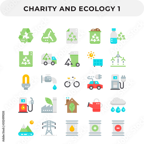 Flat Icons Pack for UI. Pixel perfect vector icon set for web design and website application.